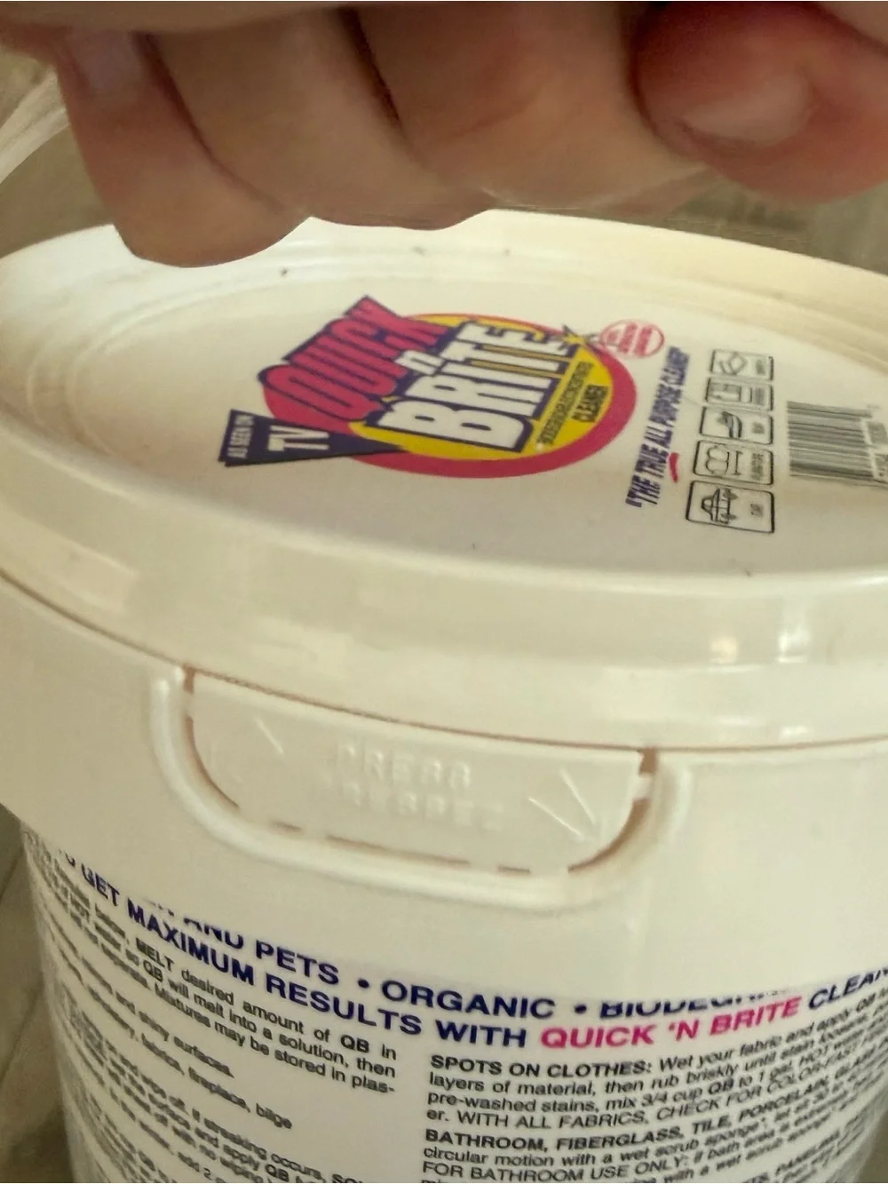 NEW Quick N Brite Cleaner Biodegradable As Seen on TV 2.37 Liters All Purpose